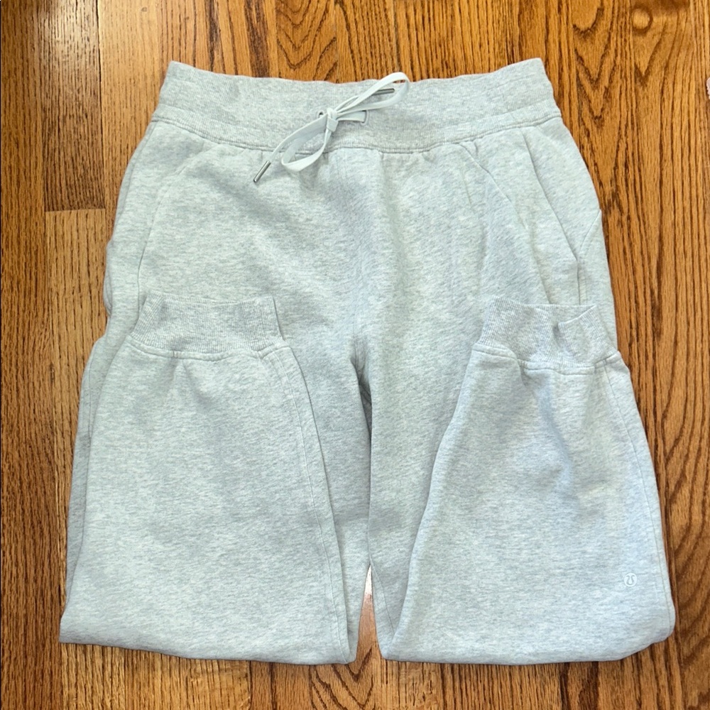 Lululemon Light Gray Jogger Sweatpants